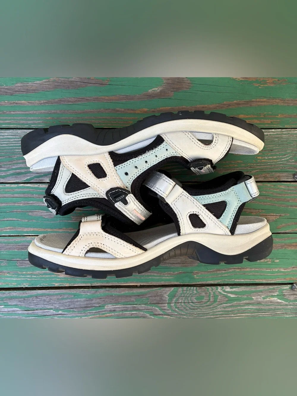 Ecco Women Sandals US 10 EU 41 Offroad Multicolor Outdoor Trail Hiking Shoes
